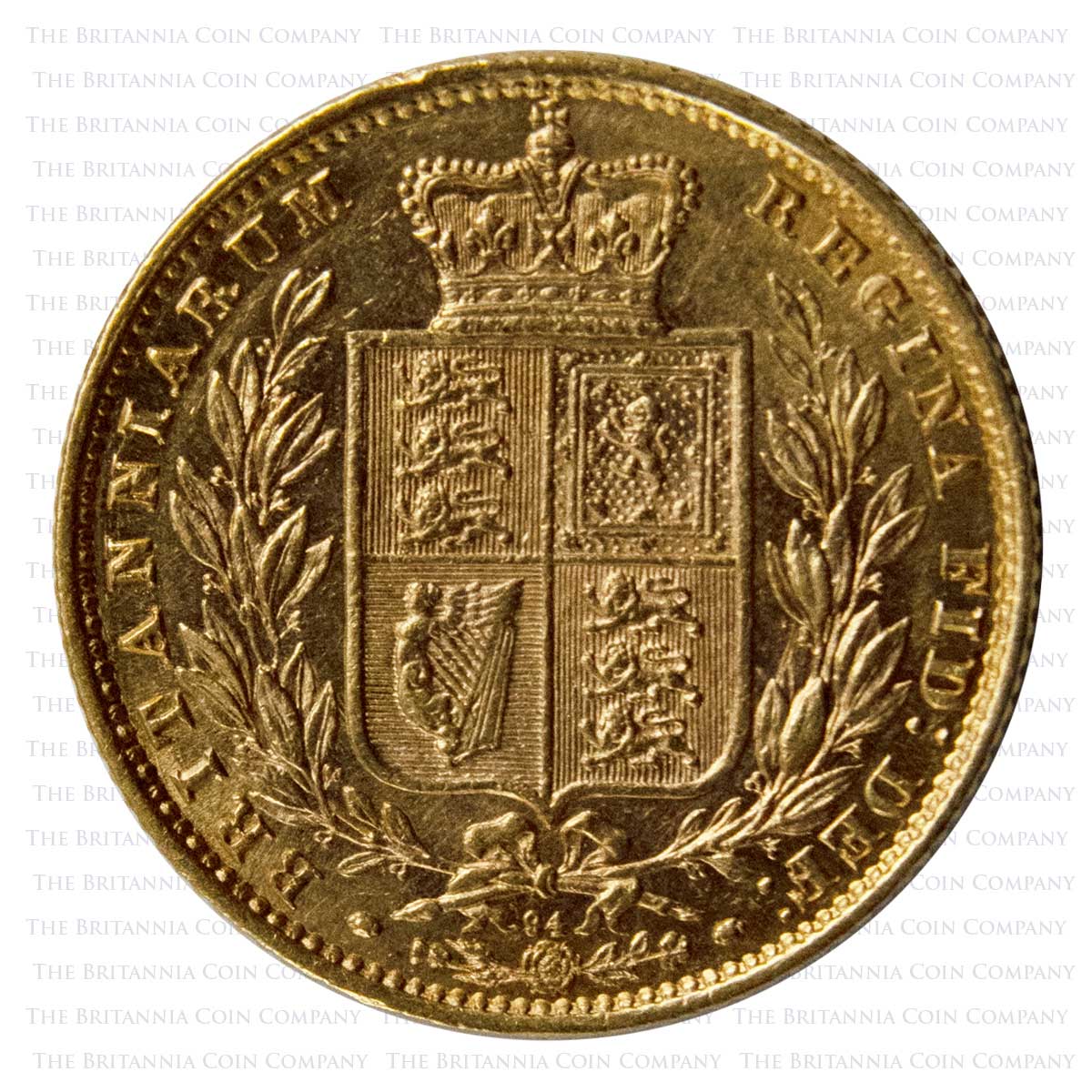 1872 Victoria Sovereign Reverse