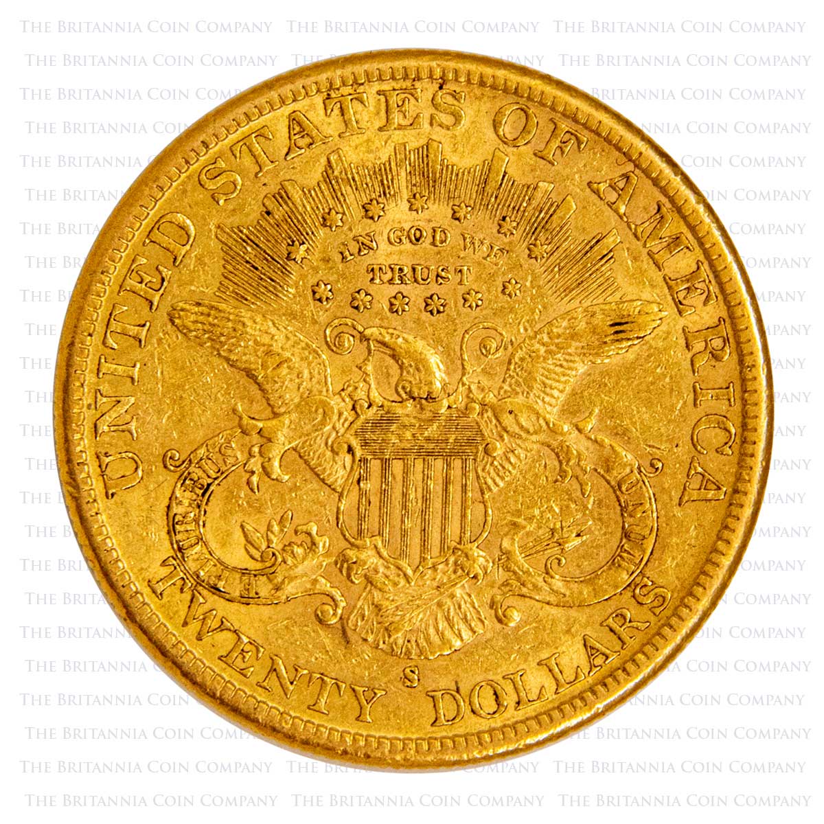 1883S USA Double Eagle Reverse