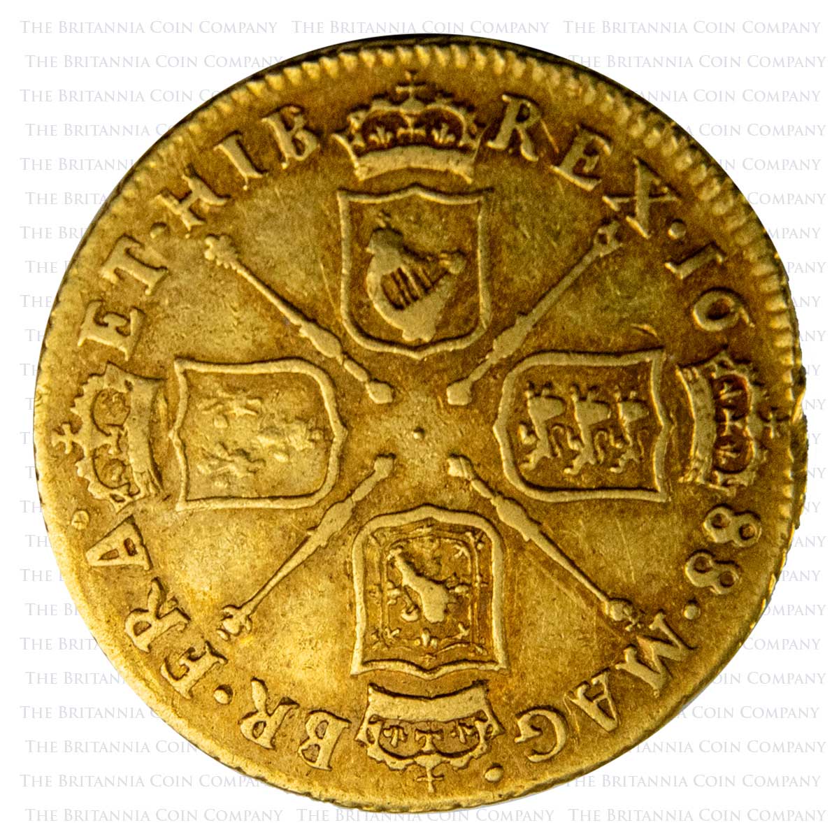 1688 James II Guinea Reverse