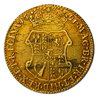 1691 William & Mary Guinea Reverse Thumbnail