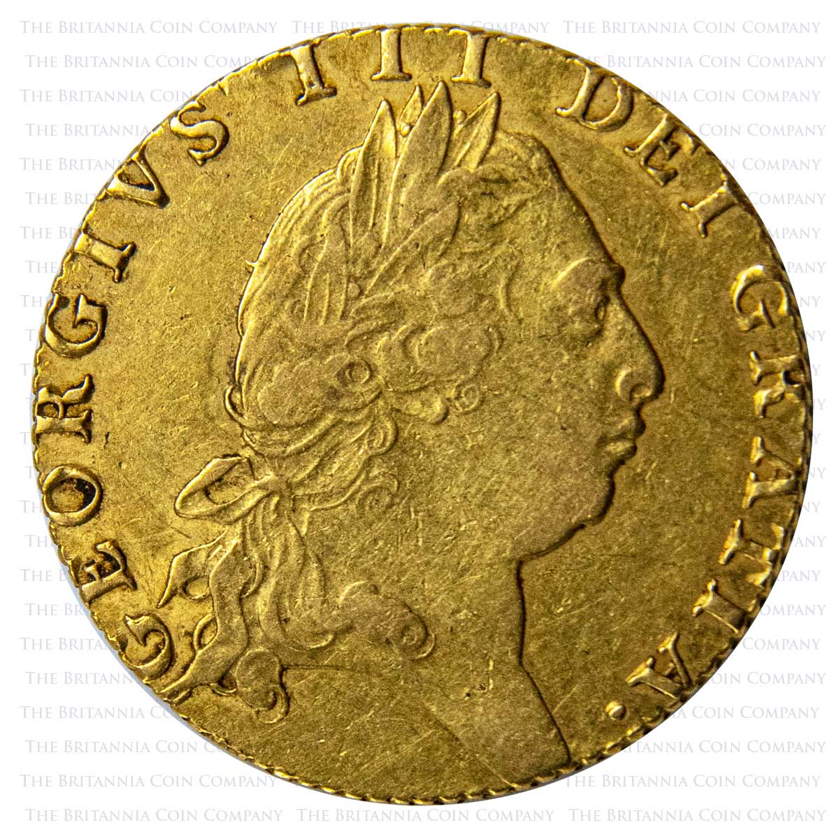 1793 George III Guinea Obverse