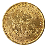 1889 USA Double Eagle Reverse
