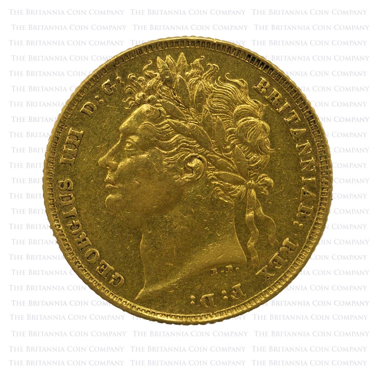 1821 George IV Gold Full Sovereign Very Fine Obverse