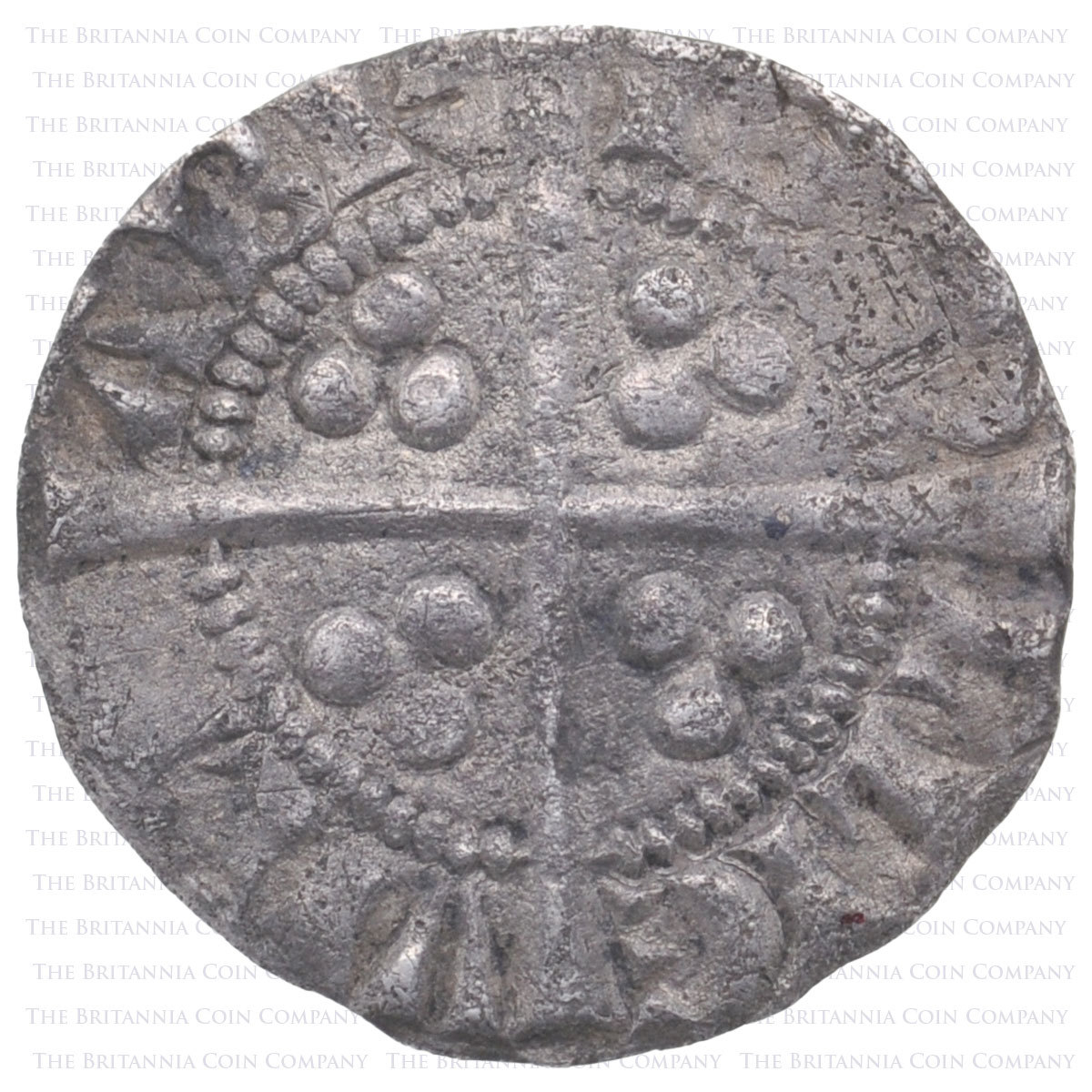1279-1307 Edward I Hammered Silver Penny Bristol Reverse