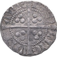 1279-1307 Edward I Hammered Silver Penny Bristol Reverse