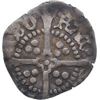 1413-22 Henry V Hammered Silver Penny York Reverse