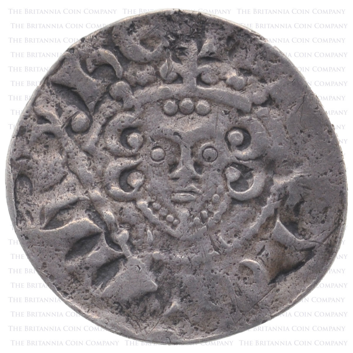 1247-79 Henry III Hammered Silver Penny Gilbert Canterbury Obverse