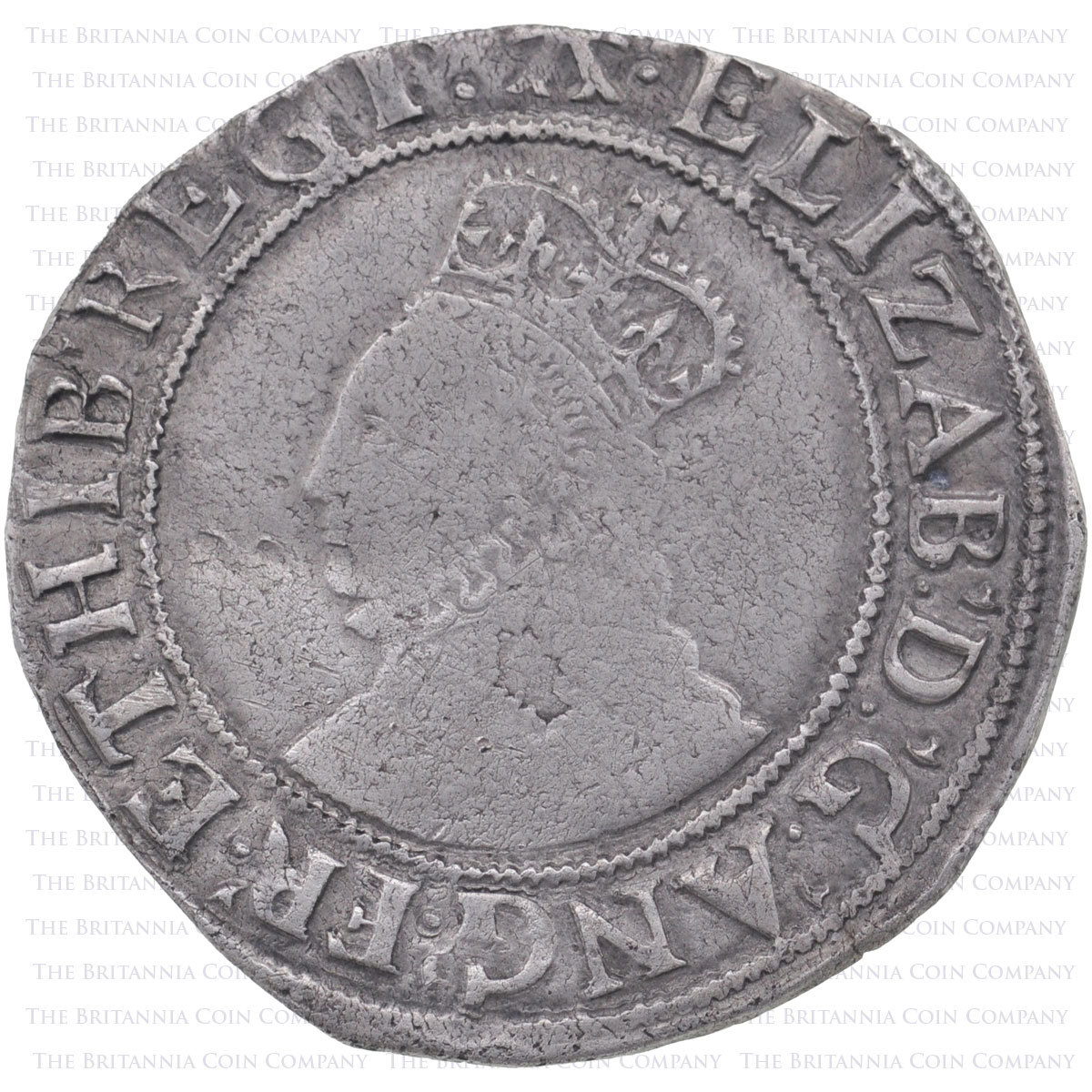 1582-4 Elizabeth I Hammered Silver Shilling MM ’A’