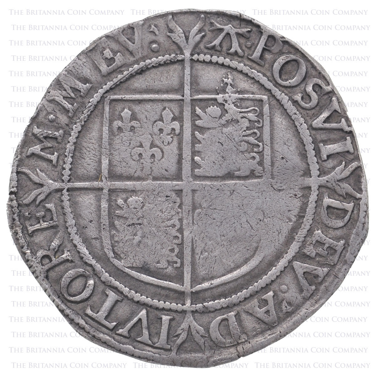 1582-4 Elizabeth I Hammered Silver Shilling MM ’A’