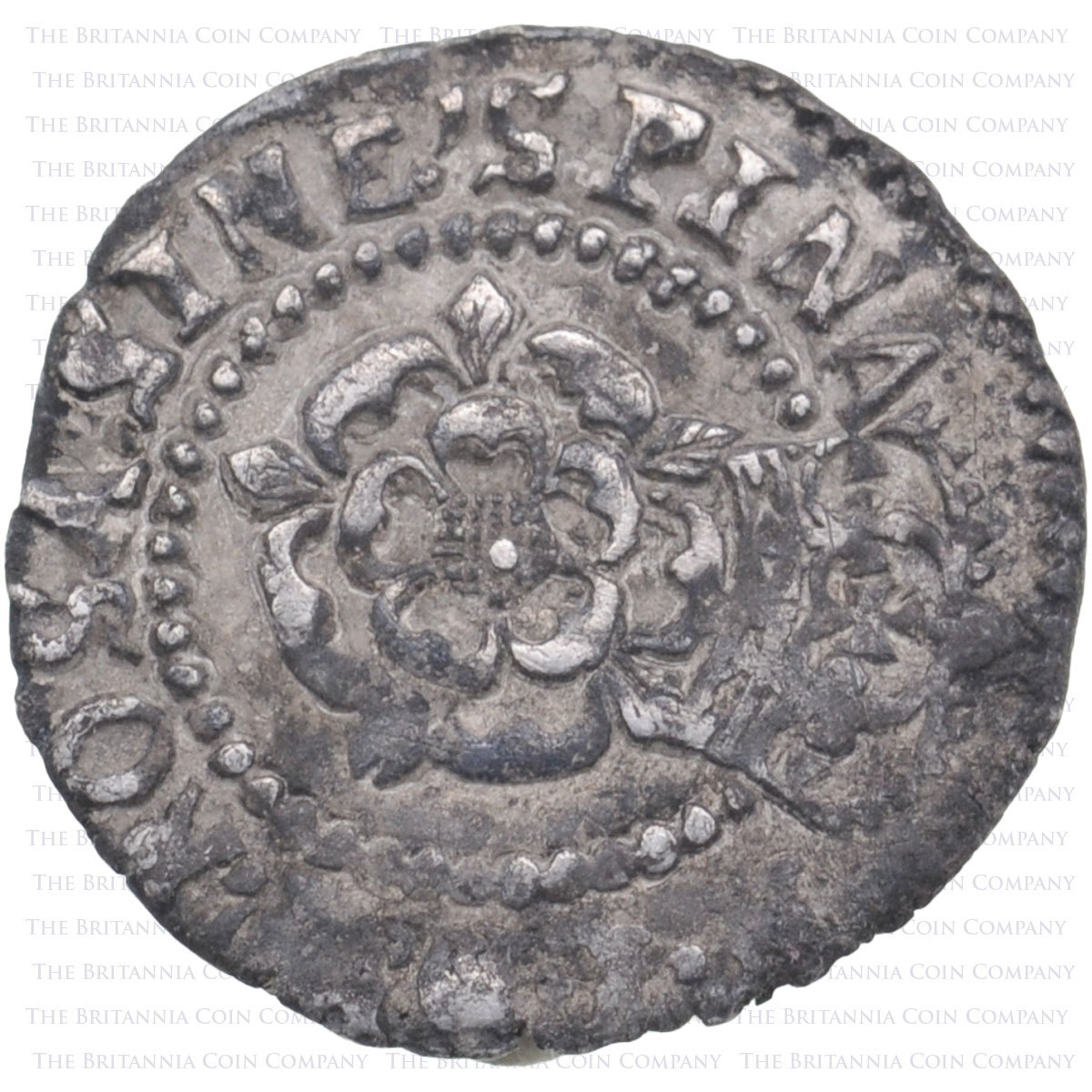 1604-19 James I Hammered Silver Halfgroat MM Tower Reverse