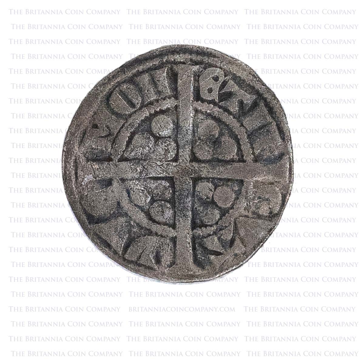 1313-1322 Gaucher V de Châtillon Easterling Hammered Penny Yves Reverse