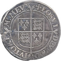 1560-1 Elizabeth 1 Hammered Silver Shilling mm ‘Cross-crosslet’ Reverse @200