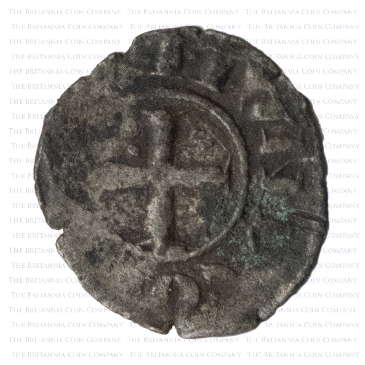 1173-1187 Raymond III Silver Denier Tripoli Crusader States Reverse