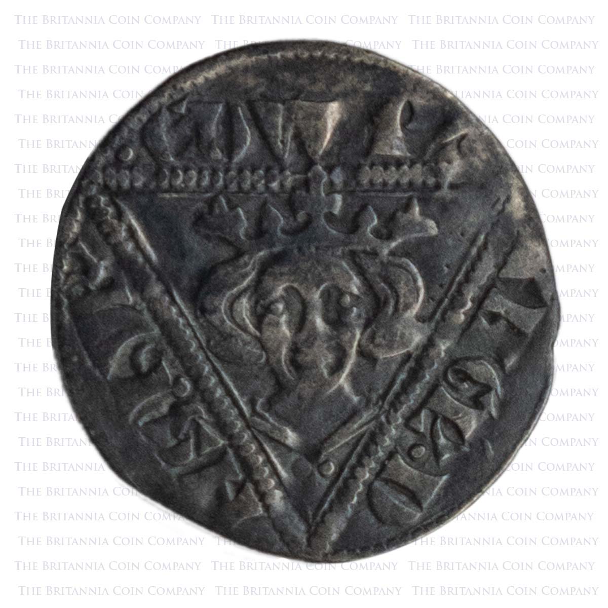 1279-1284 Irish Edward I Hammered Silver Penny Dublin Mint Obverse