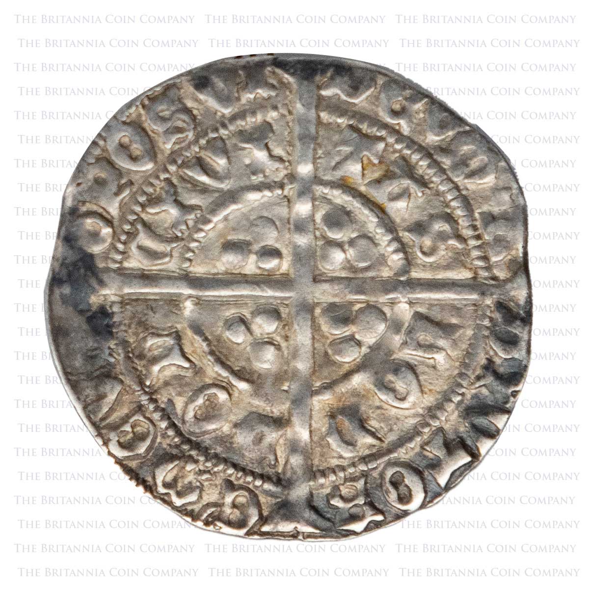 1472-1473 Edward IV Hammered Silver Groat London Mint Reverse