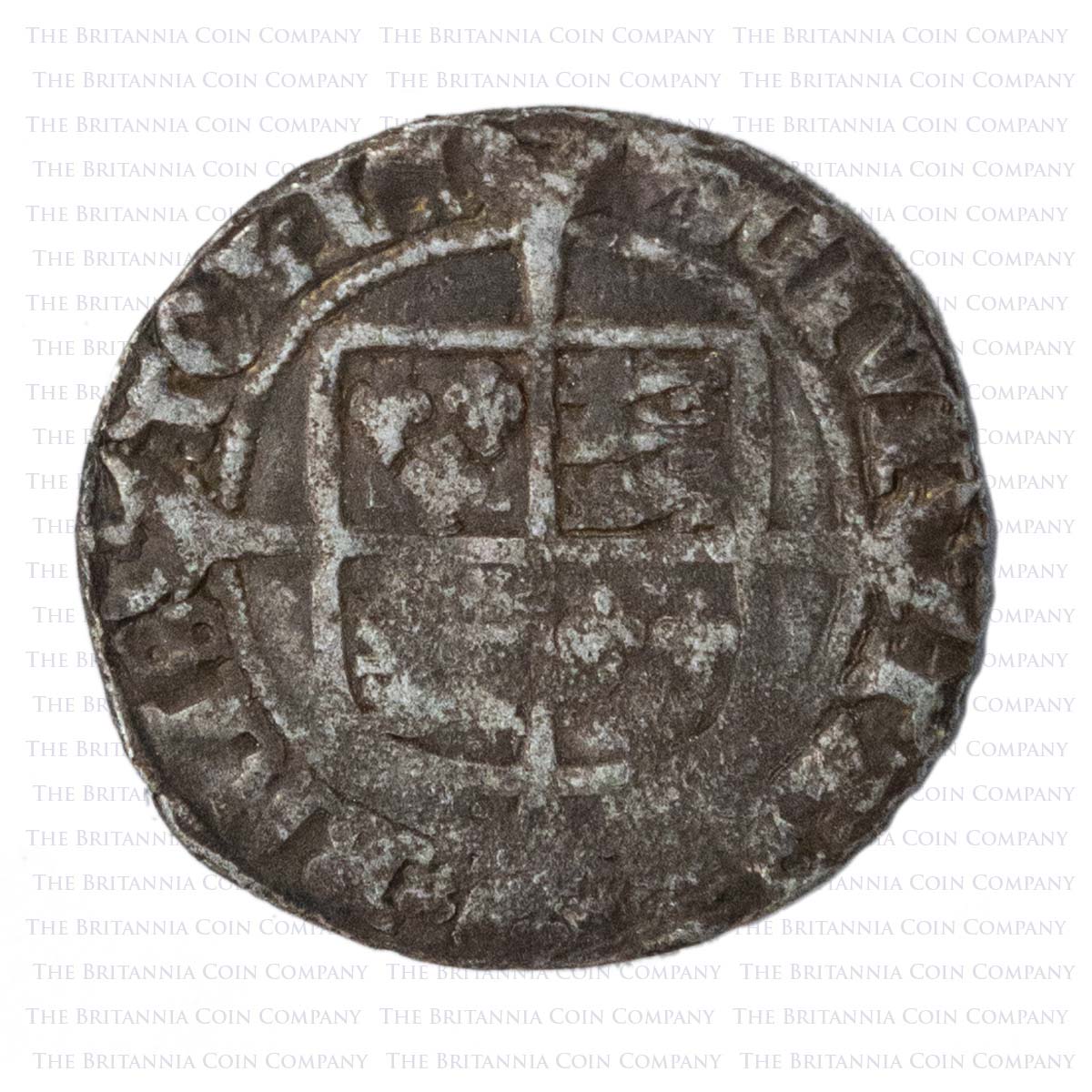 1544-1547 Henry VIII Hammered Silver Groat MM WS Bristol Reverse