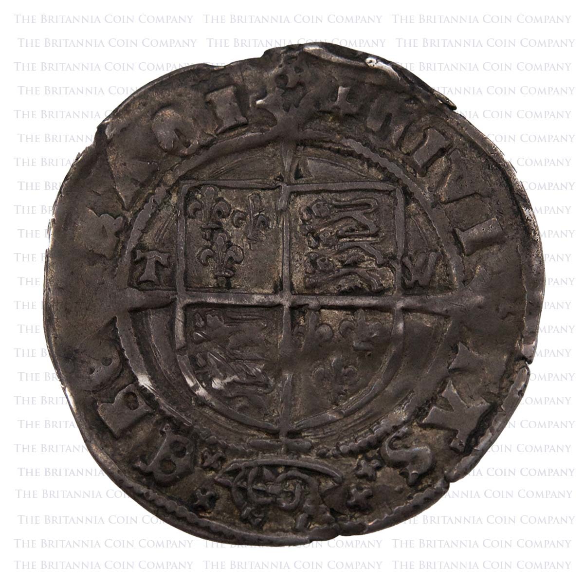 1526-1544 Henry VIII Hammered Silver Groat Wolsey York Reverse