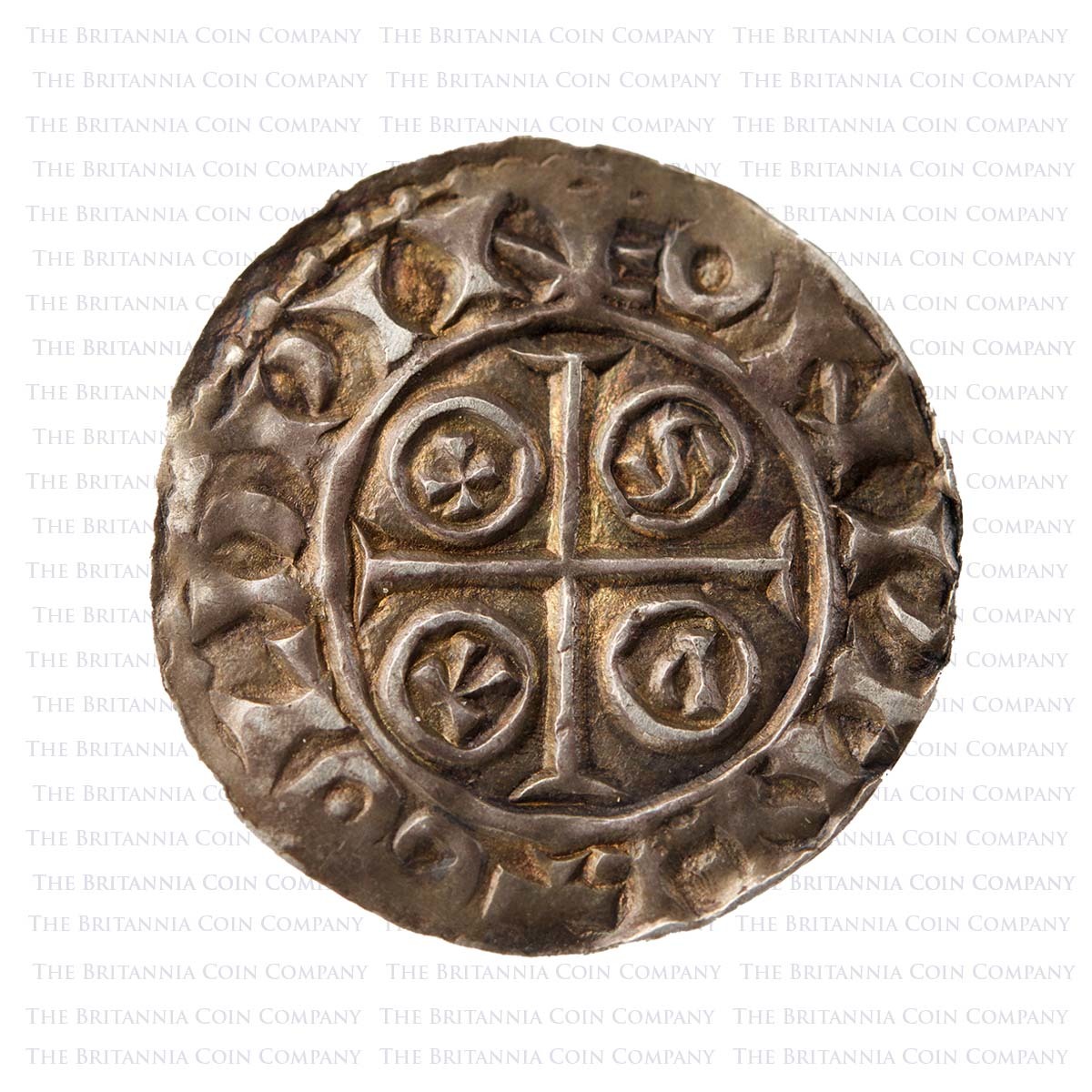 1066-1087 William I Hammered Silver Penny PAXS Winchcombe Reverse