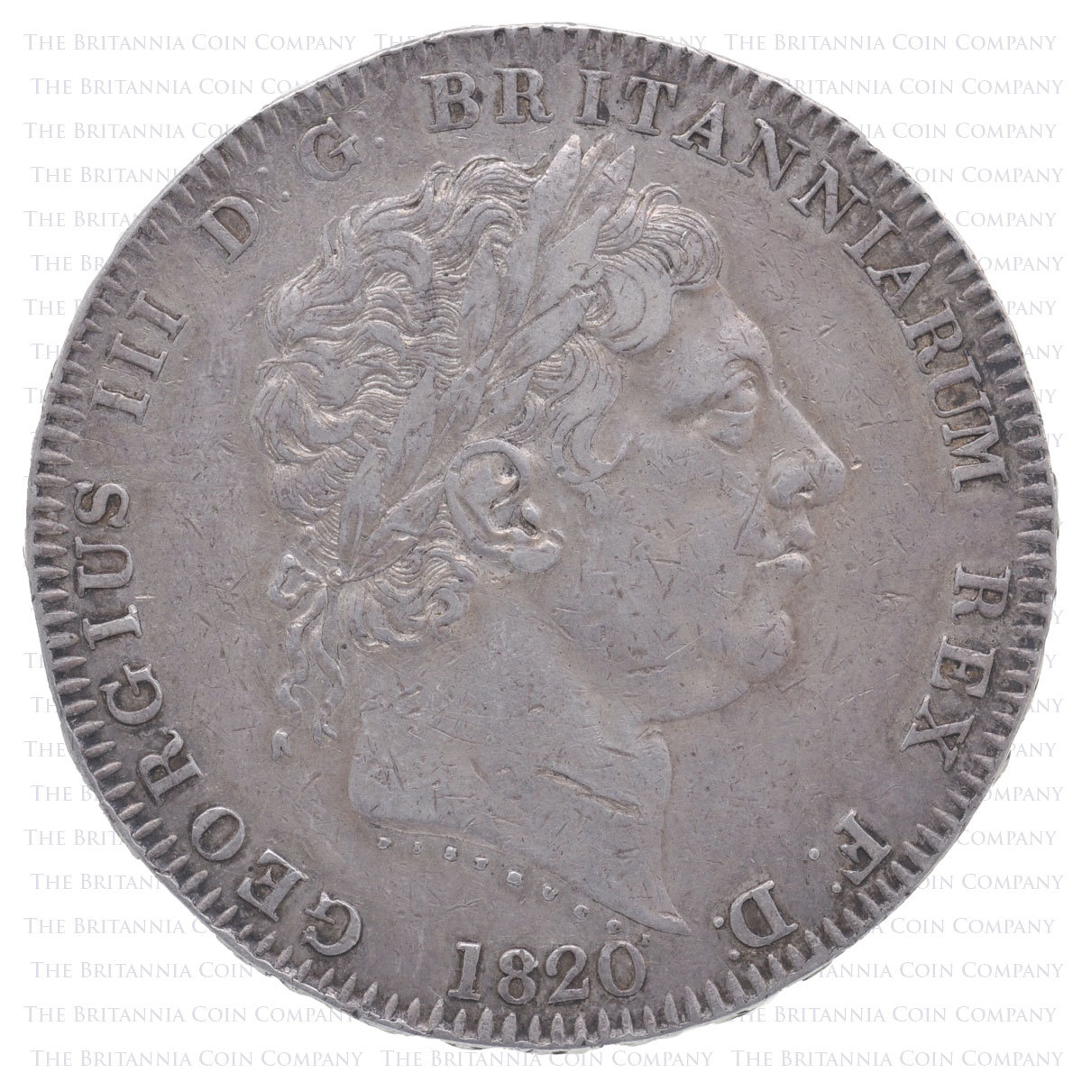 1820 George III Silver Crown LX
