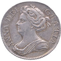 1711 Queen Anne Silver Sixpence Large Lis Thumbnail
