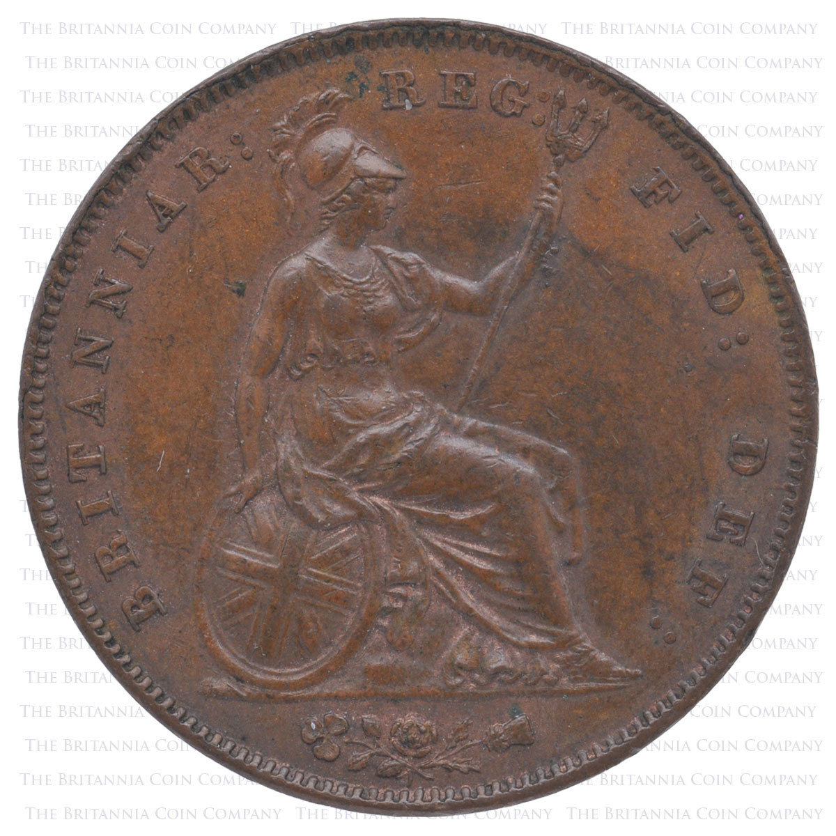 1858 Victoria Copper Penny