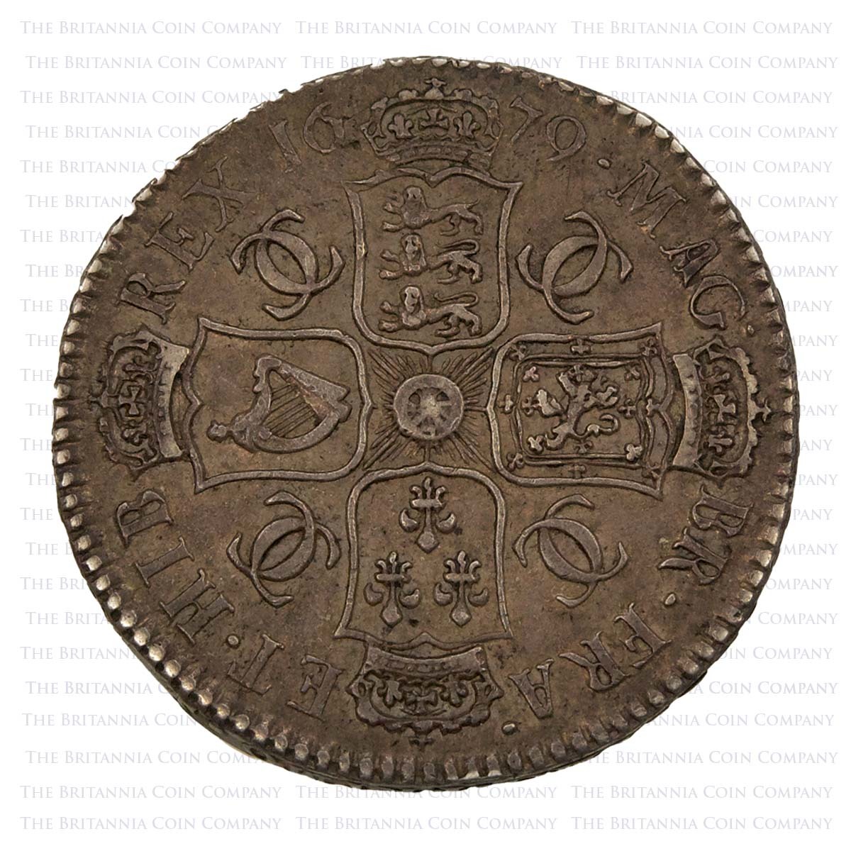 1720/18 George I Silver Crown 20 Over 18 Reverse