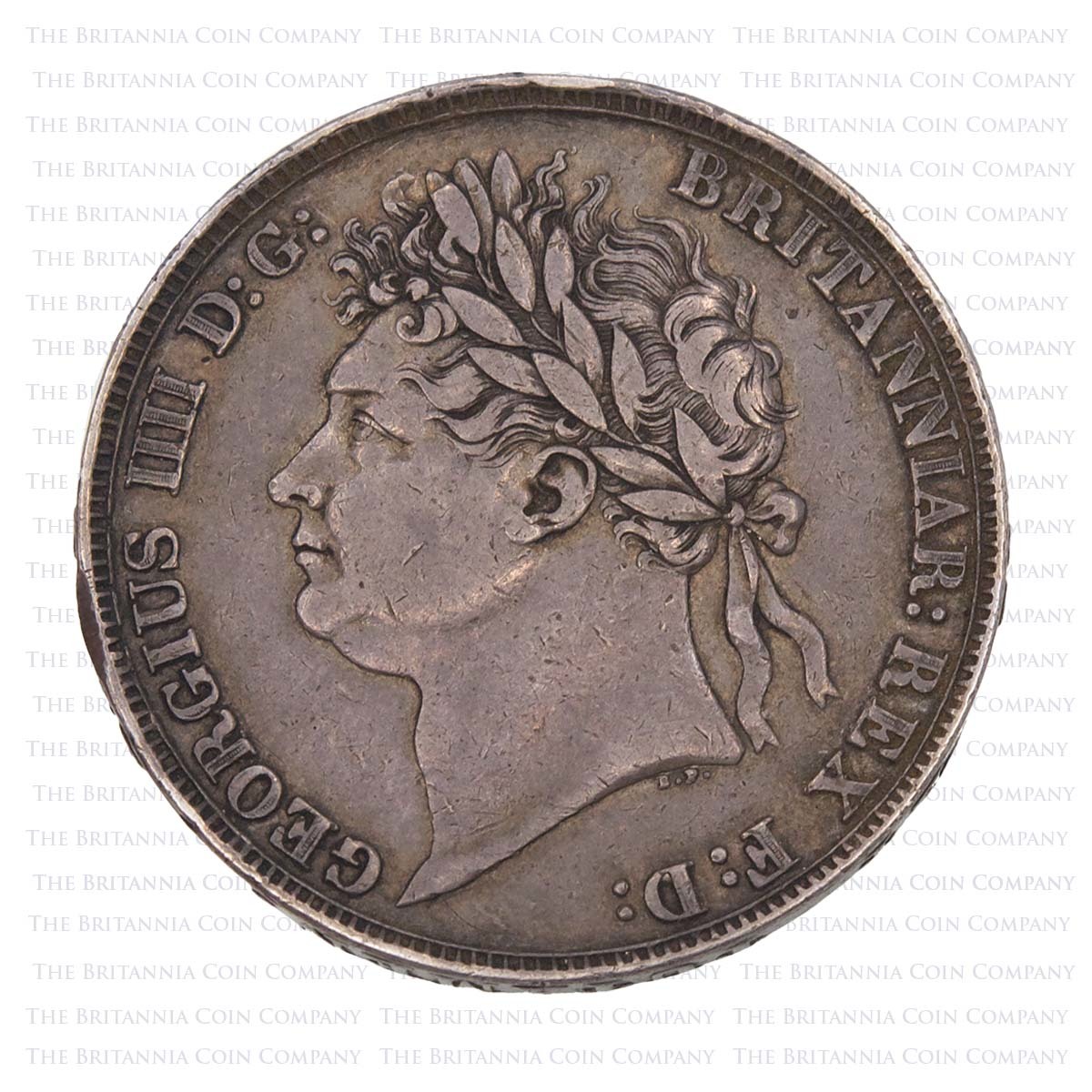 1821 George IV Silver Crown SECUNDO Obverse