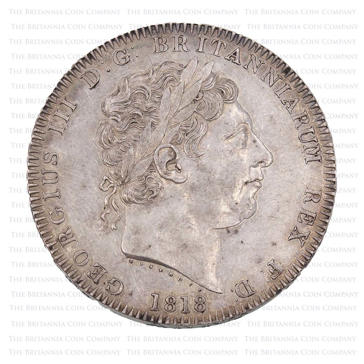 1819 George III Silver Crown LIX Obverse