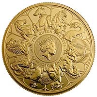 2021 Queen's Beasts Completer 1 Ounce Gold Bullion Thumbnail