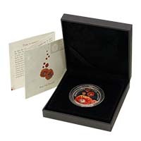 2014 Alderney Remembrance Day £5 Silver Proof Boxed Thumbnail