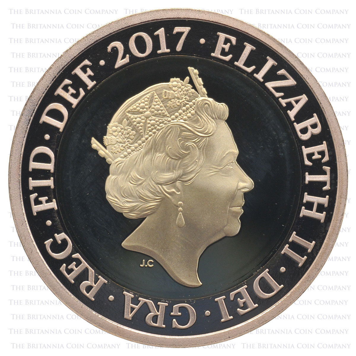2017 Jane Austen Gold Proof £2