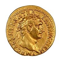 98-117 AD Trajan Gold Aureus Rome Very Rare Thumbnail
