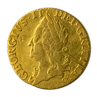 1752 George II Gold Half Guinea Obverse Thumbnail