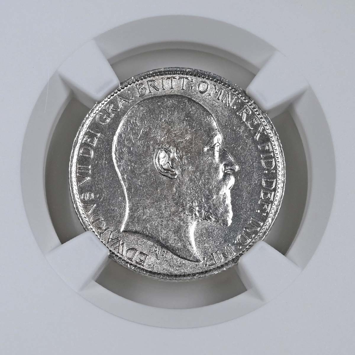 1909 Edward VII Silver Sixpence 1+A MS 61 Obverse