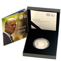 2017 Prince Philip Life of Service £5 Silver Proof Thumbnail