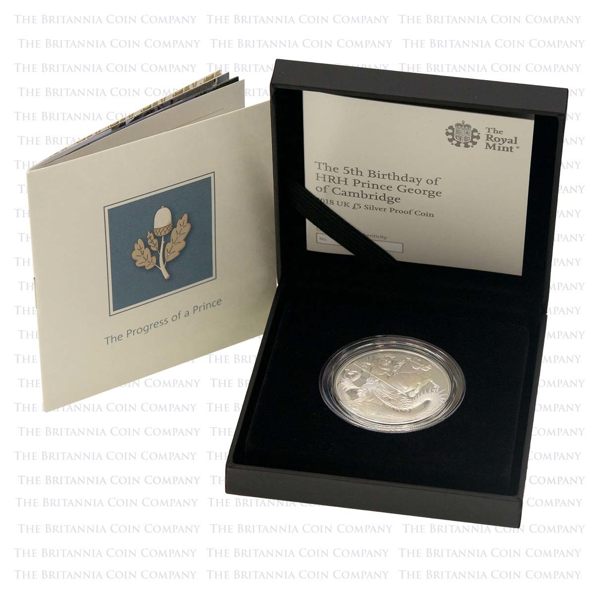 2018 Prince George 5th Birthday £5 Silver Proof Boxed