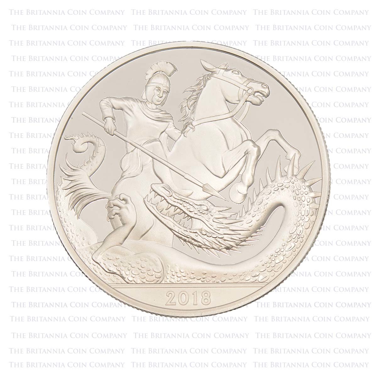 2018 Prince George 5th Birthday £5 Silver Proof Reverse