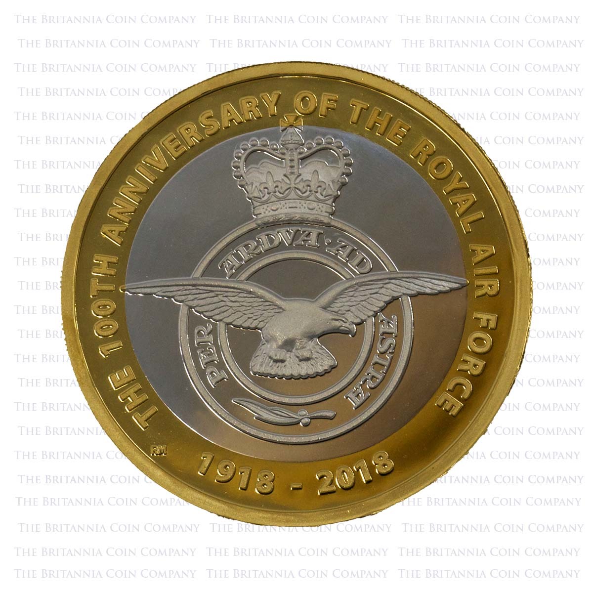 2018 RAF Centenary Badge £2 Silver Proof Reverse