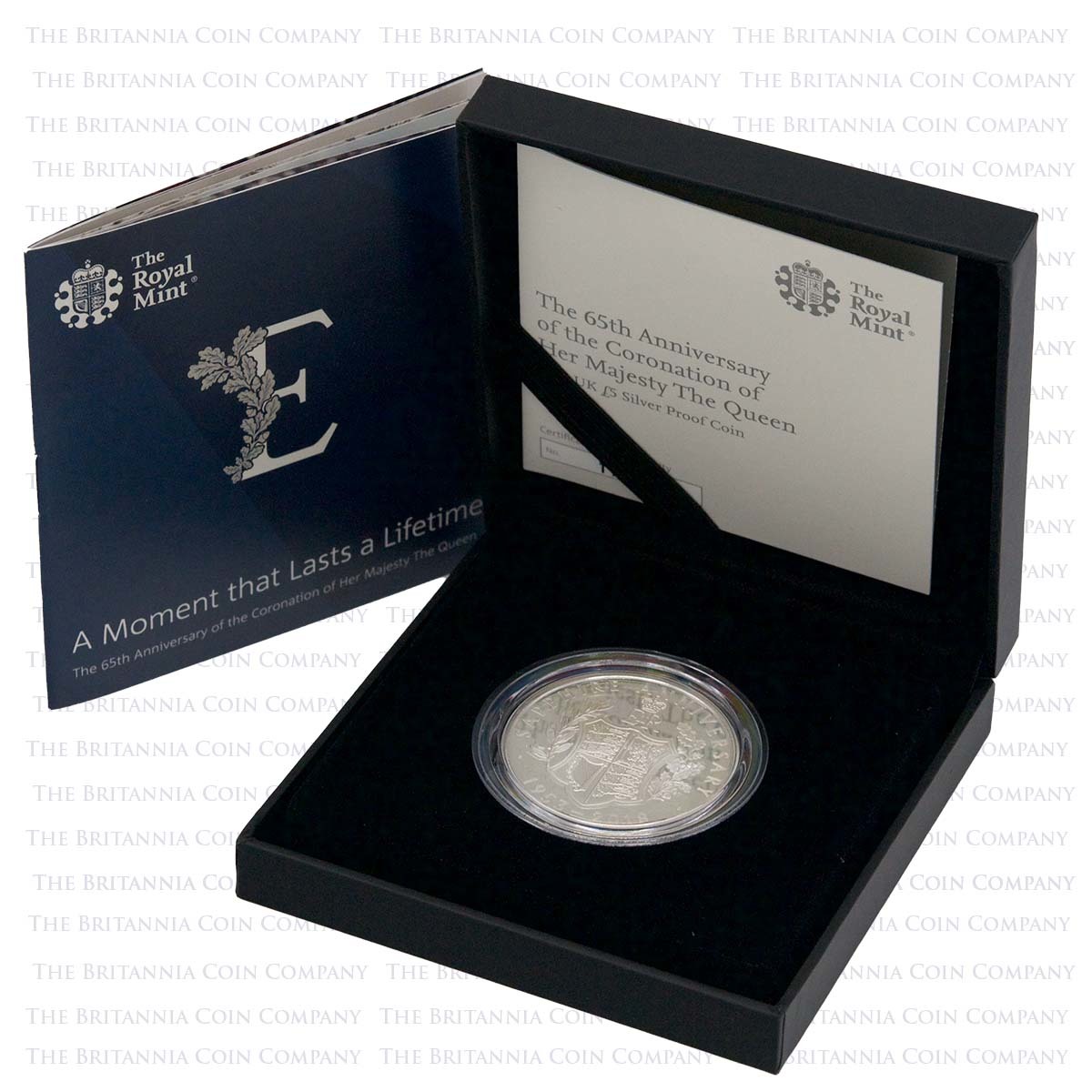 2018 Queen's Sapphire Jubilee £5 Silver Proof Boxed