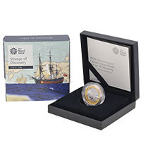 2019 Captain Cook Voyage of Discovery Coin II 1769 £2 Silver Proof Boxed Thumbnail