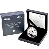 2019 Tower of London The Legend of the Ravens £5 Silver Proof Boxed Thumbnail
