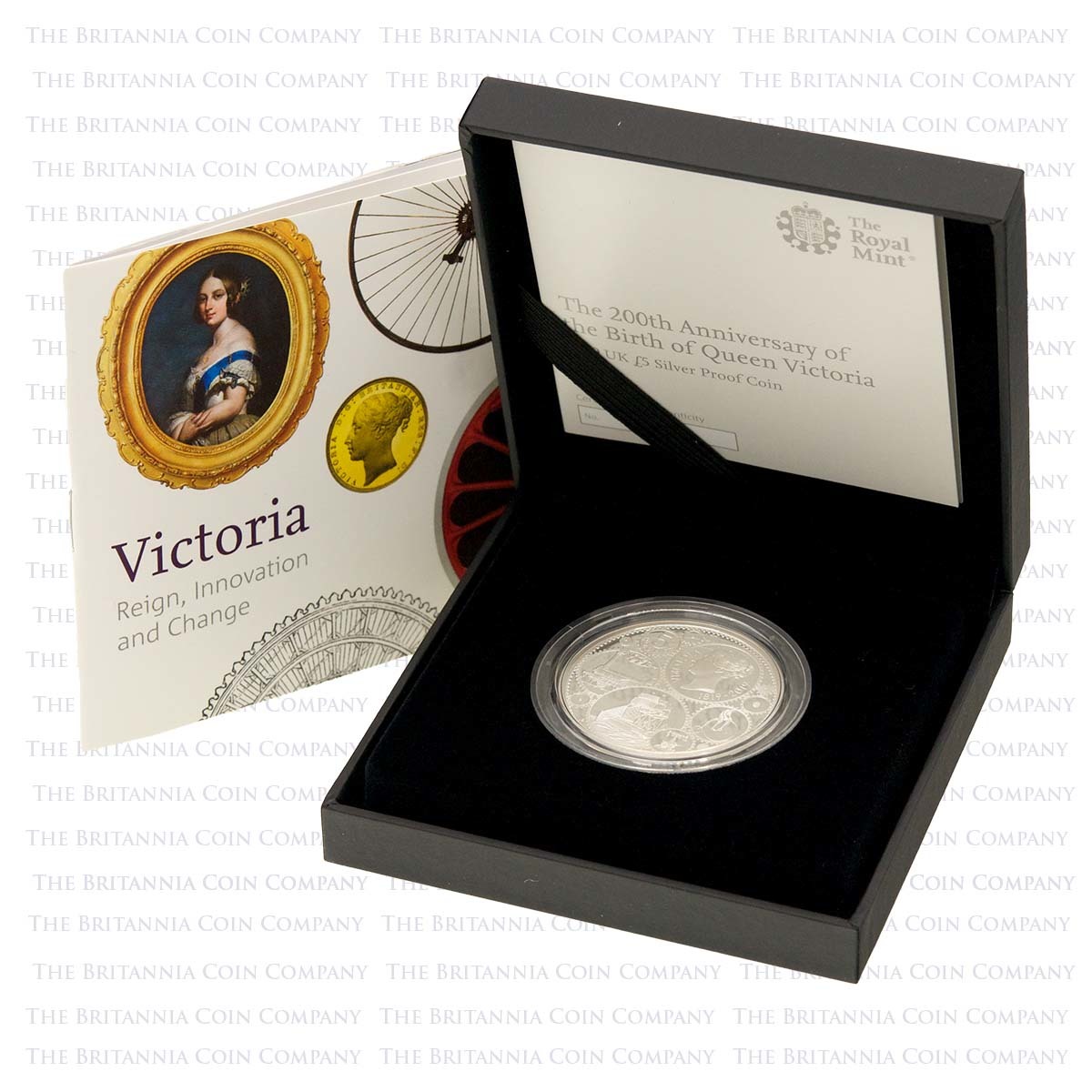 2019 Queen Victoria 200th Anniversary £5 Silver Proof Boxed