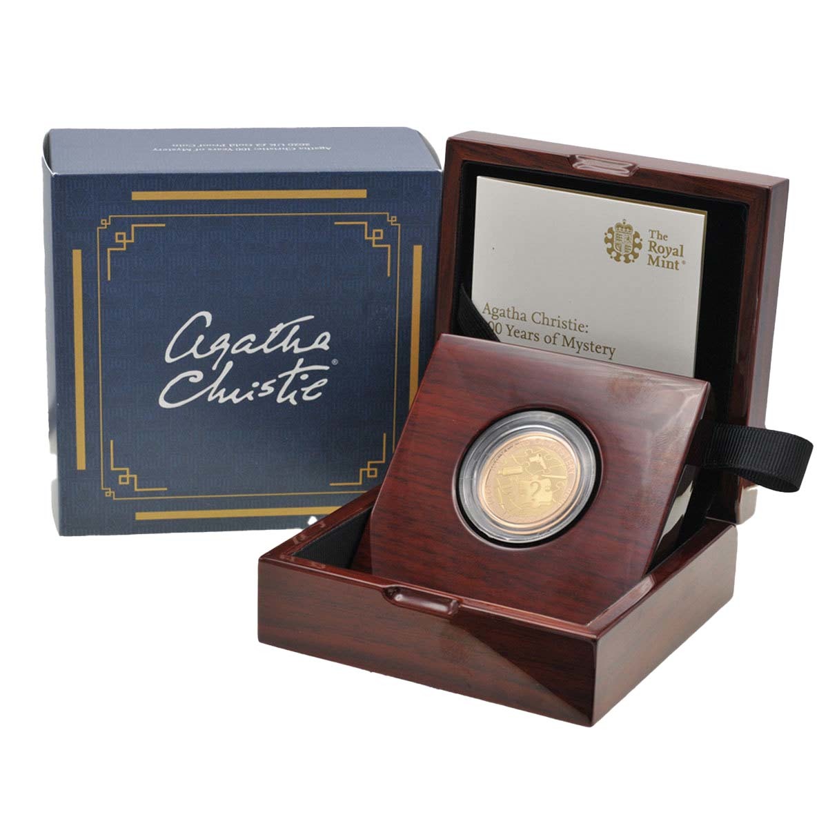 2020 Agatha Christie 100 Years of Mystery £2 Gold Proof Boxed Thumbnail