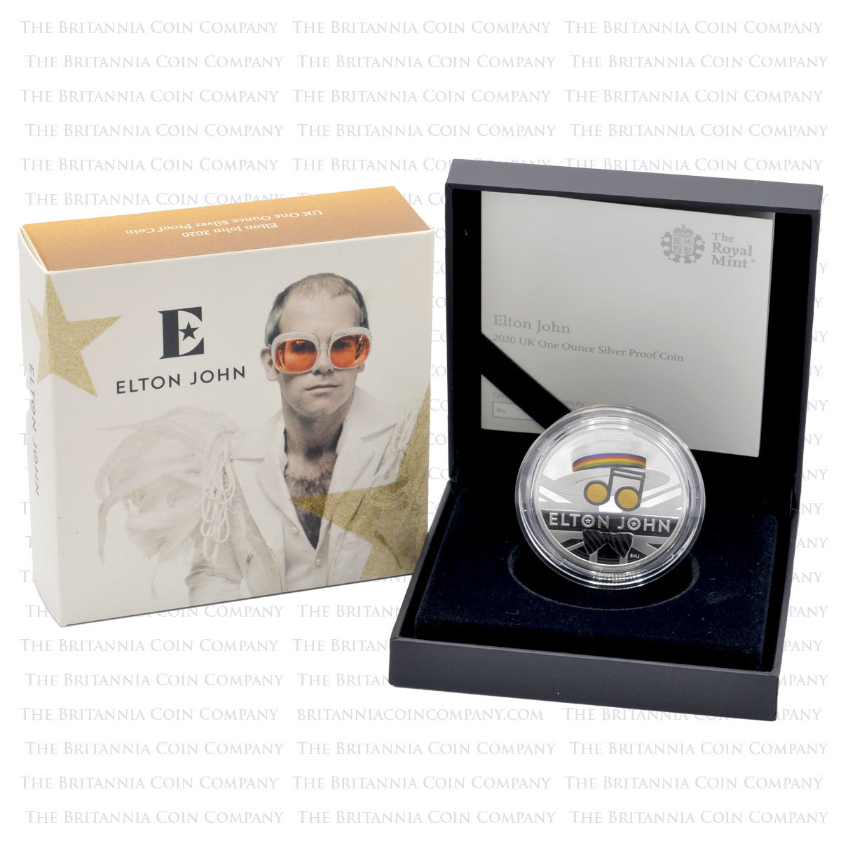 Elton John 1oz Silver