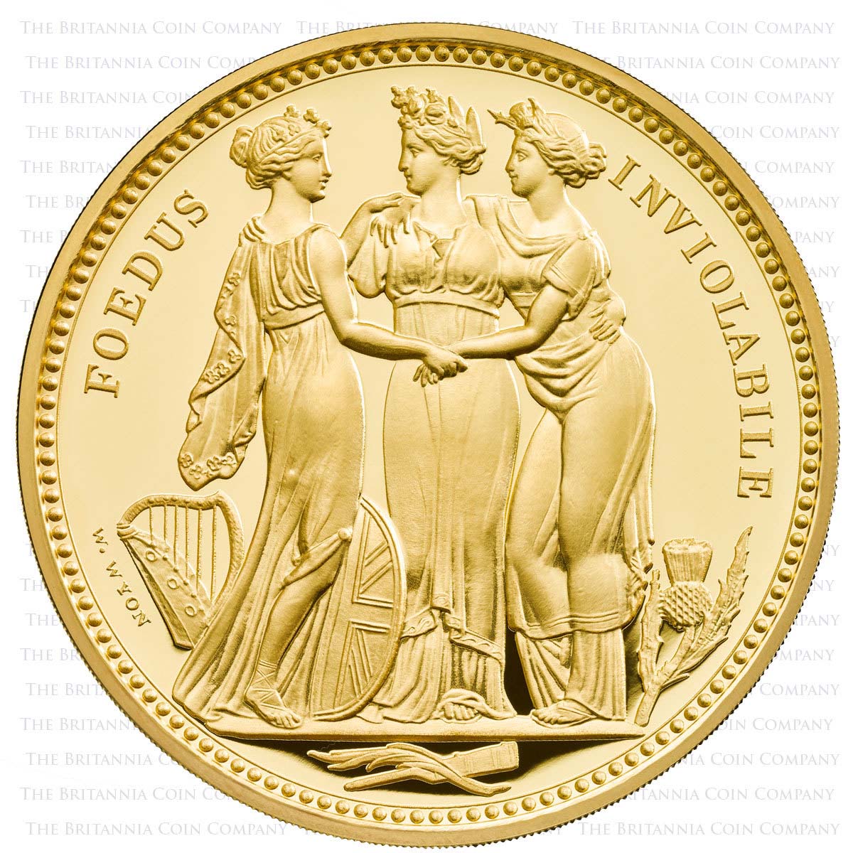 UK20WW2G : The Three Graces Two Ounce Gold Proof