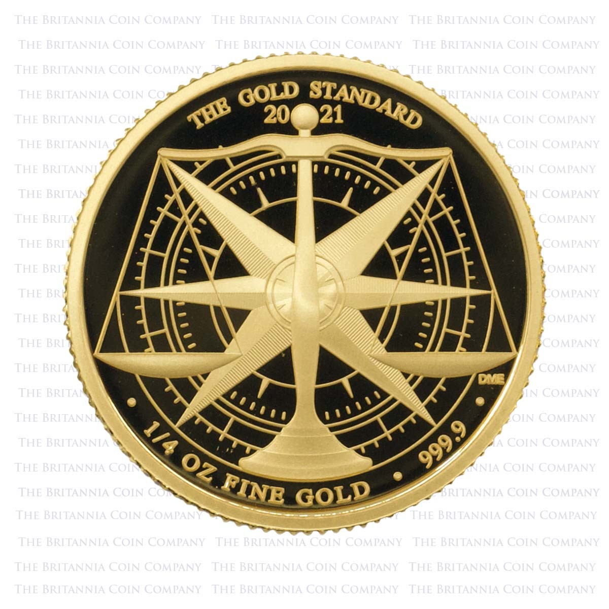2021 Gold Standard Quarter Ounce Gold Proof Reverse