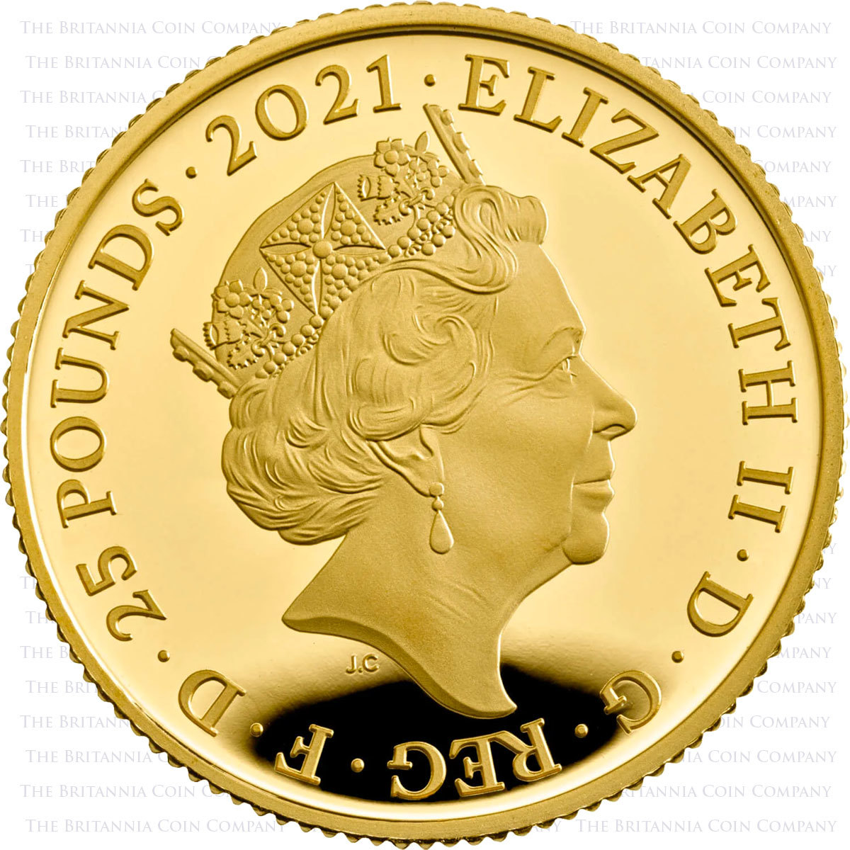 UK21M1QG Mr. Happy Quarter Ounce Gold Proof