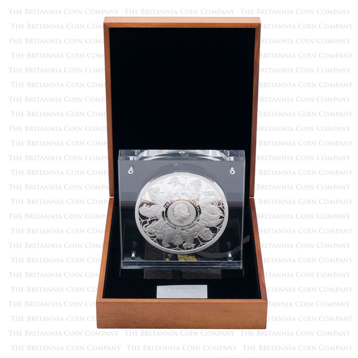 2021 The Queen's Beasts Completer Two Kilo Silver Proof Boxed