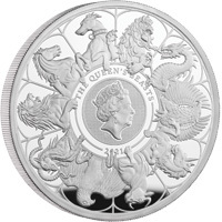 2021 Queen's Beasts Completer Silver Two Ounce [UK21QBS2]