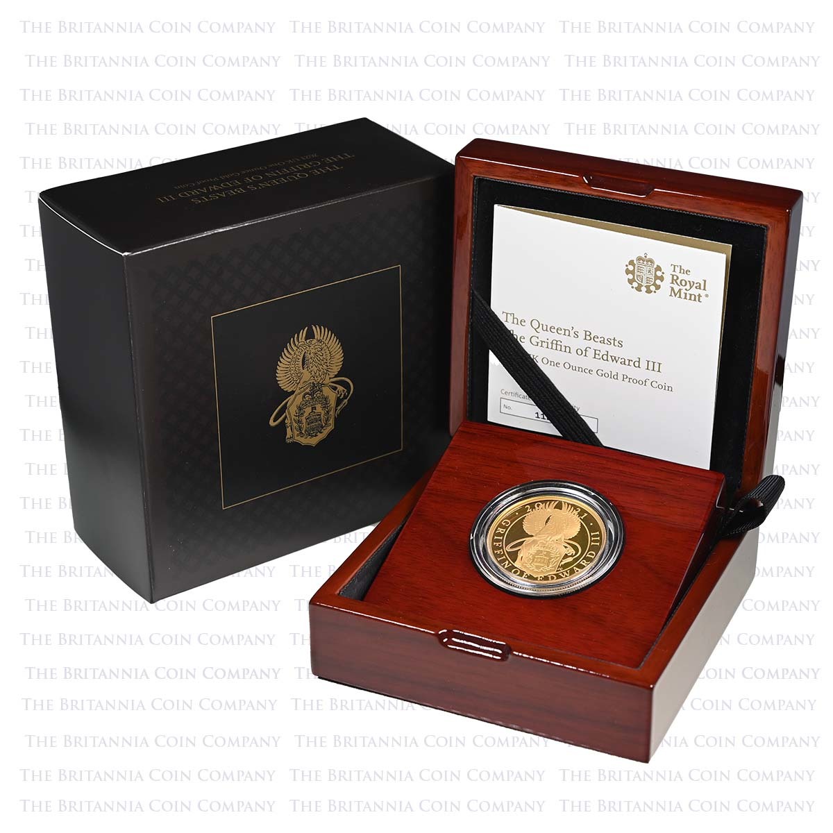 2021 Queen’s Beasts Griffin of Edward III 1 Ounce Gold Proof Boxed